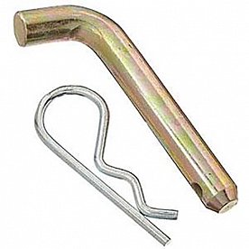 RV Designer Trailer Hitch Bent Pin 5/8 inch Diameter With Pin Clip H415 
