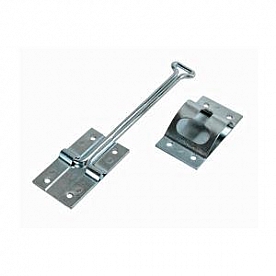 RV Designer Entry Door Holder T-Style Silver 6 inch