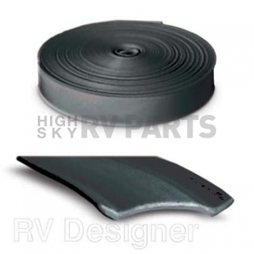 RV Designer Trim Molding Insert 1 inch x 100' Black - Vinyl - E469
