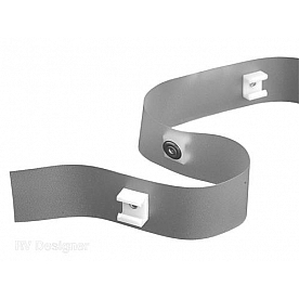 RV Designer Glider for Ceiling Or Wall Mount Curtain Track Part Number A201 And A202 White - Single - A115