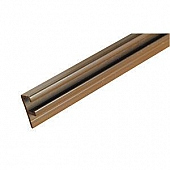 Window Curtain Track Ceiling Mount Track - 96 inch Length Brown