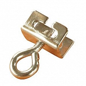 Window Curtain Track End Stop Silver - Set of 2 - A205