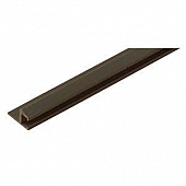 Window Curtain Track Wall Mounted Track - 96 inch Length Brown