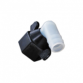 SHURflo Fresh Water Hose End Fitting 1/2 inch-14 FNPT Inlet x 1/2 inch Barb Outlet Elbow 244-3926 