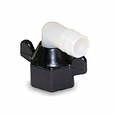 SHURflo Fresh Water Hose End Fitting 1/2 inch-14 FNPT Inlet x 5/8 inch Barb Outlet Elbow 244-3936 
