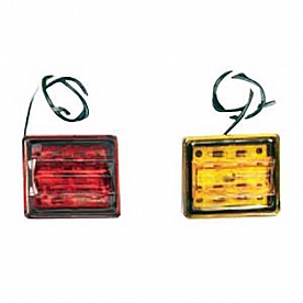 Bargman Side Marker Light 86 Series Red Lens
