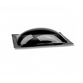 Specialty Recreation Rectangular Skylight 5 inch Bubble Type Dome Opening 14 inch x 30 inch Smoke Black - SL1430S