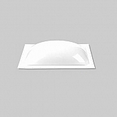 Specialty Recreation Rectangular Skylight 5 inch Bubble Type Dome Opening 18 inch x 30 inch White - SL1830W