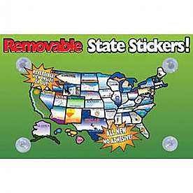 State Stickers USA Removable - REMOVABLESTATESTICKERS