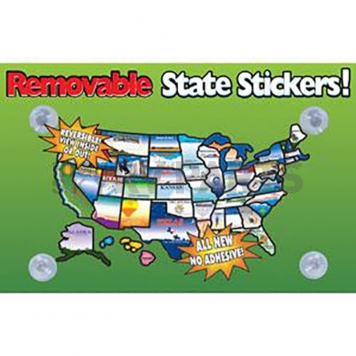 State Stickers USA Removable - REMOVABLESTATESTICKERS
