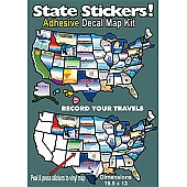 Travel Map Sticker 100