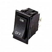 Stromberg Carlson Electric Tongue Jack Light On/ Off Rocker Switch, 12 V Black