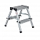 Stromberg Carlson Aluminum 2 Step Stool 15.5 inch Height