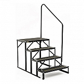 Stromberg Carlson Econo Porch - Manual Folding Triple Entry Step 27 inch EHS-103-R