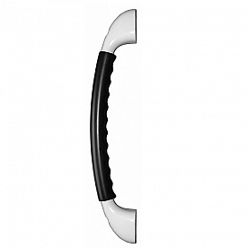 Stromberg Carlson Exterior Grab Bar with Soft Touch Molded Finger Grip 18 inch White AH-100