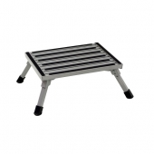 Stromberg Carlson Aluminum One Step Stool 19 inch x 14 inch