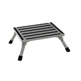 Stromberg Carlson Aluminum One Step Stool 19 inch x 14 inch