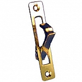 Strybuc Interior Door Pull Flat Style - Brass Plated Single