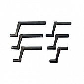 Roof Vent Crank Handle For RV and Mobile Home Windows 1-3/4 Inch Shaft Black