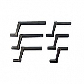 Roof Vent Crank Handle For RV and Mobile Home Windows 1-3/8 Inch Shaft Silver