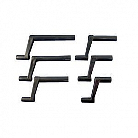 Roof Vent Crank Handle For RV and Mobile Home Windows 1 Inch Shaft Black Single - 838CBLK