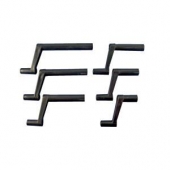 Roof Vent Crank Handle For RV and Mobile Home Windows 3-3/16 Inch Shaft Black