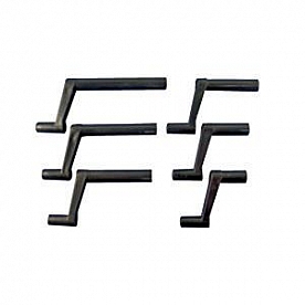 Roof Vent Crank Handle For RV and Mobile Home Windows 3-3/16 Inch Shaft Black