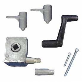 Window Operator Center Mount with 1 inch Plastic Handle - 811CK