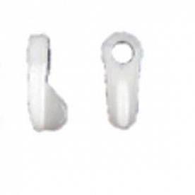 Window Screen Clip Flush White Nylon With Screws - Set of 6