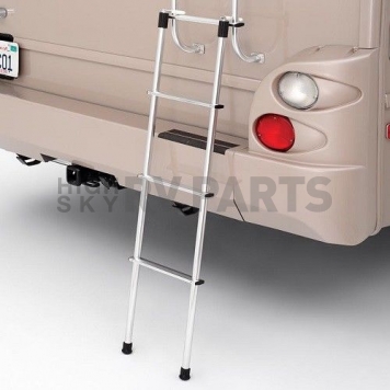 Universal Aluminum Ladder Use With Rear RV Ladder 4 Step Extension