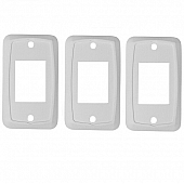 Switch Plate Cover, For Slide-Outs/ Generator & Battery Disconnects, White Set Of 3