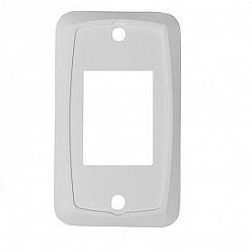 Switch Plate Cover For Slide-Outs/ Generator & Battery Disconnects, White Single