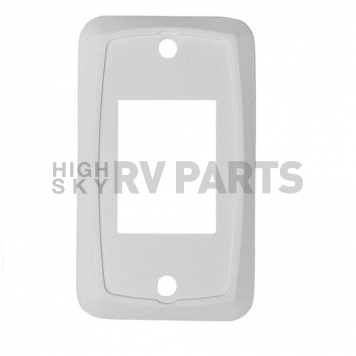 Switch Plate Cover For Slide-Outs/ Generator & Battery Disconnects, White Single