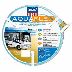 Teknor Apex AQUAFLEX RV Fresh Water Hose 1/2'', 25'