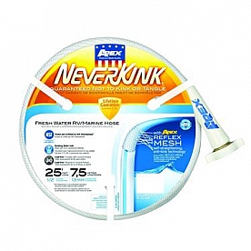 Teknor Apex Fresh Water Hose - 1/2 Inch (-8 AN) x 25 Feet White - 7602-25