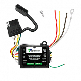 Tekonsha Tail Light Converter with 4-Pole Flat Trailer Connector - 119130 