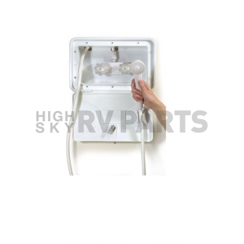 Thetford Exterior Shower Portal Size 11 inch White - 36765