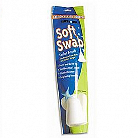 Thetford Swab Toilet Brush Soft Fiber White for RV Plastic or Porcelain Toilet 36673