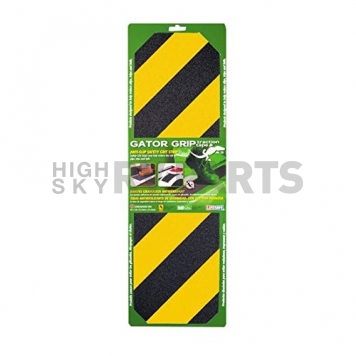 RV Step Gator Grip Tape Yellow And Black - 6" x 21" 