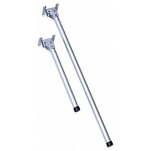 RV Table Leg Folding Locking Silver Zinc 24 inch