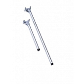 RV Table Leg Folding Locking Silver Zinc 30 - 1/2 inch 