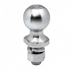 Tow Ready 1-7/8 inch Trailer Hitch Ball - 2K GTW - 1 inch Diameter 2-1/8 inch Long Shank - 63885