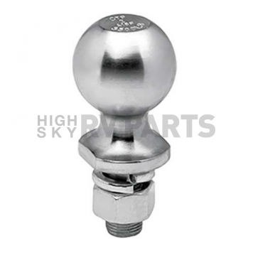 Tow Ready 2 inch Trailer Hitch Ball - 3500 GTW For 3/4 inch Diameter 1-1/2 inch Long Shank Zinc - 63821