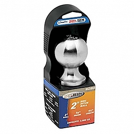 Tow Ready 2 inch Trailer Hitch Ball - 3.5K GTW - 3/4 inch Diameter 1-1/2 inch Long Shank Zinc - 63888