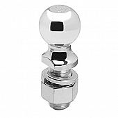 Tow Ready 2 inch Trailer Hitch Ball - 8000 GTW - 1-1/4 inch Diameter 2-3/4 inch Long Shank