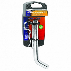 Tow Ready Extra Long Grooved Bent Pin 5/8 inch Diameter With Clip For 2.5 inch Receiver 63243 