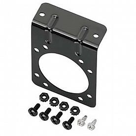 Tow Ready Trailer Wiring Connector Holder, For Use With 7-Way Flat Pin Connectors