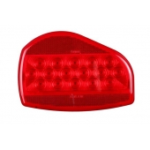 Trailer Light 07 Series Stop Tail Turn Light LED Bulb White Base And Red Lens