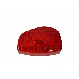 Bargman Trailer Light Lens Red Snap-On - 30-07-010