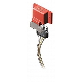 Trailer Wiring Connector Cover; For Use With 4-Way Flat Connector; With Two Self Tapping Screws